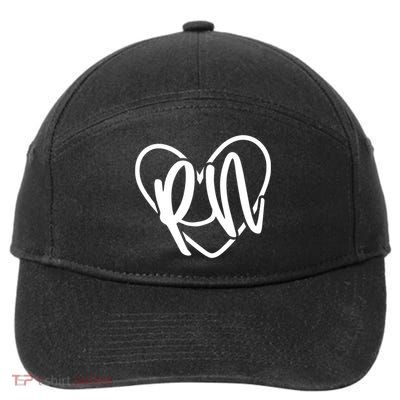 Rn Squad Medical Team Matching Group Registered Nurse Gift 7-Panel Snapback Hat