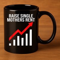 Raise Single Mothers Rent 11oz C Handle Ceramic Mug