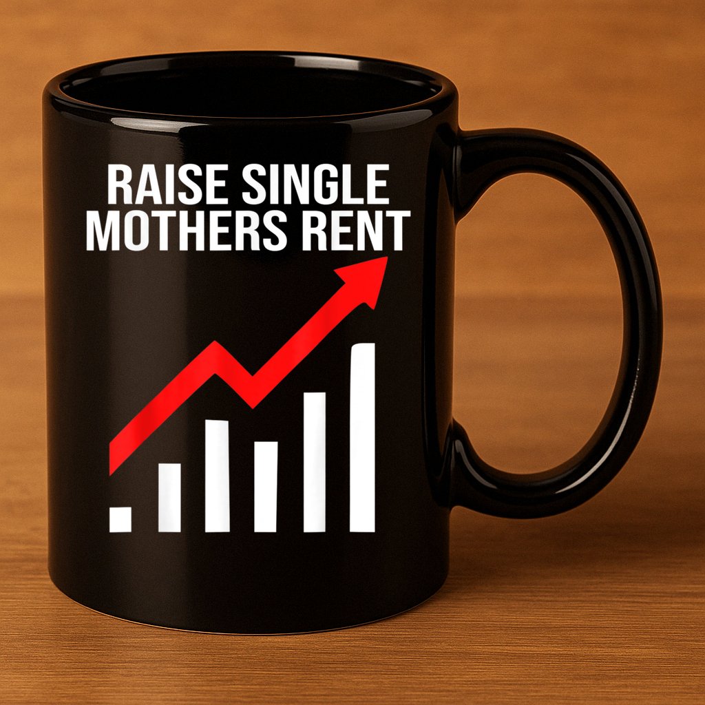 Raise Single Mothers Rent 11oz C Handle Ceramic Mug