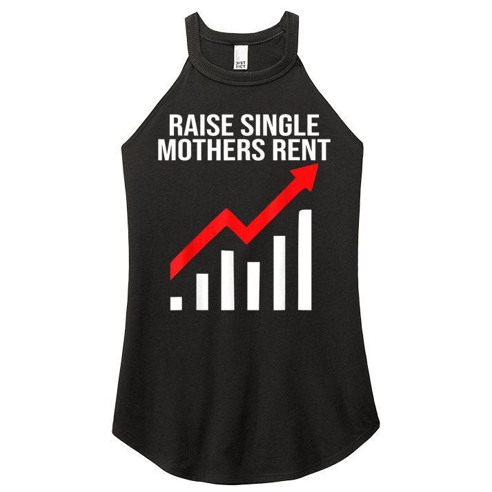 Raise Single Mothers Rent Women's Perfect Tri Rocker Tank