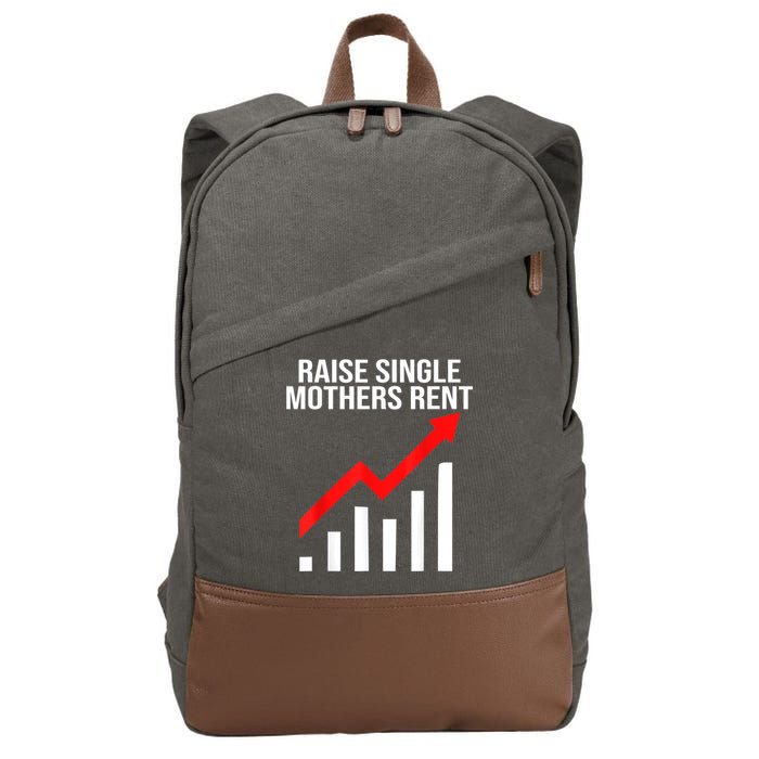 Raise Single Mothers Rent Cotton Canvas Backpack