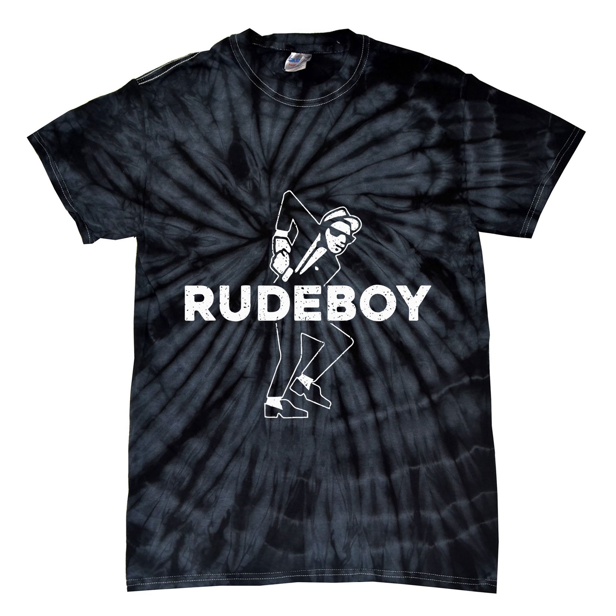Rudeboy Ska Music Rude Boy Tie-Dye T-Shirt