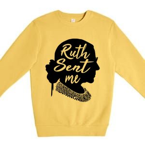 Ruth Sent Me Go Vote November Third Gift Premium Crewneck Sweatshirt