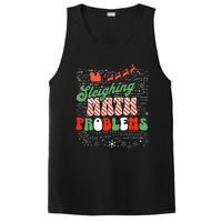 Retro Sleighing Math Problems Santa Math Teacher Christmas PosiCharge Competitor Tank