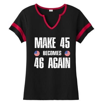 Ryan Shead Make 45 Becomes 46 Again Ladies Halftime Notch Neck Tee