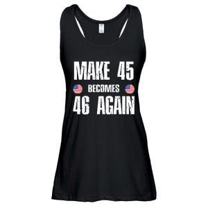 Ryan Shead Make 45 Becomes 46 Again Ladies Essential Flowy Tank