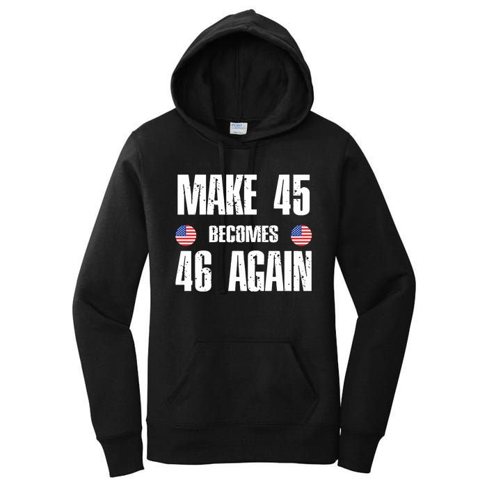 Ryan Shead Make 45 Becomes 46 Again Women's Pullover Hoodie