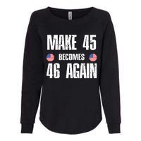 Ryan Shead Make 45 Becomes 46 Again Womens California Wash Sweatshirt