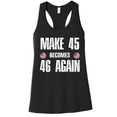 Ryan Shead Make 45 Becomes 46 Again Women's Racerback Tank