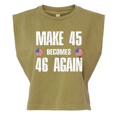 Ryan Shead Make 45 Becomes 46 Again Garment-Dyed Women's Muscle Tee