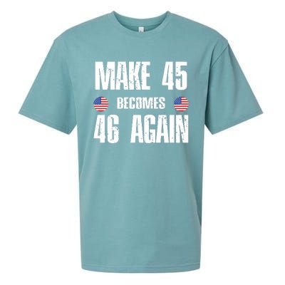 Ryan Shead Make 45 Becomes 46 Again Sueded Cloud Jersey T-Shirt