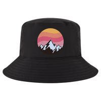 Retro Sunset Mountain Cool Comfort Performance Bucket Hat