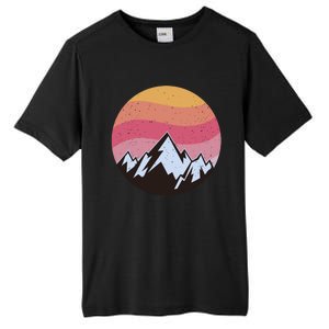 Retro Sunset Mountain Tall Fusion ChromaSoft Performance T-Shirt