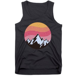 Retro Sunset Mountain Tank Top