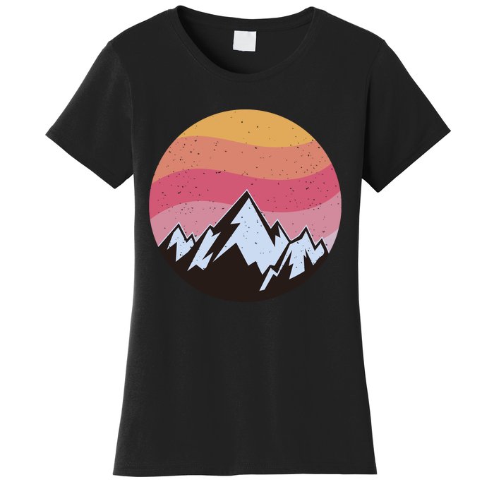 Retro Sunset Mountain Women's T-Shirt