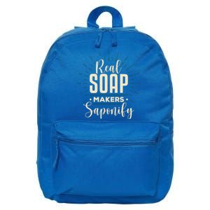 Real Soap Makers Saponify Soap Making Soapmaker Cute Gift 16 in Basic Backpack