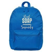 Real Soap Makers Saponify Soap Making Soapmaker Cute Gift 16 in Basic Backpack