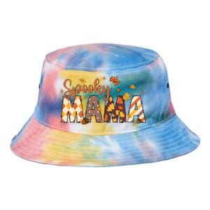 Retro Spooky Mama Halloween Tie Dye Newport Bucket Hat