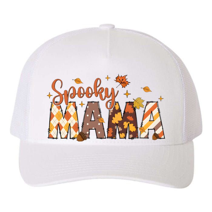 Retro Spooky Mama Halloween Yupoong Adult 5-Panel Trucker Hat