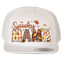 Retro Spooky Mama Halloween Wool Snapback Cap