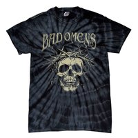 Retro Skulls Music Rock 90s Omens Pride Family Bad Gift Idea Tie-Dye T-Shirt