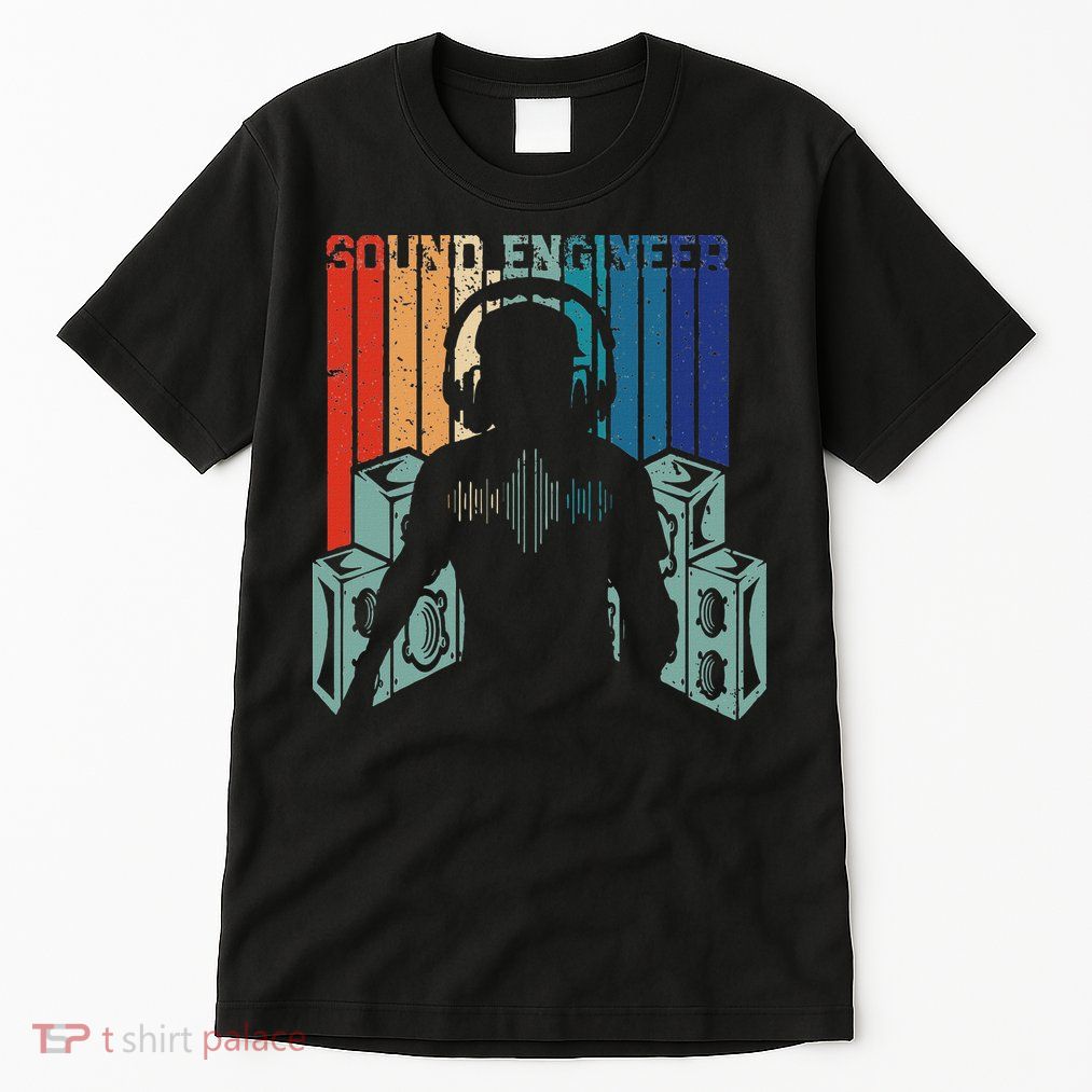 Retro Speakers Music Audio Engineering Sound Engineer Gift Tall T-Shirt