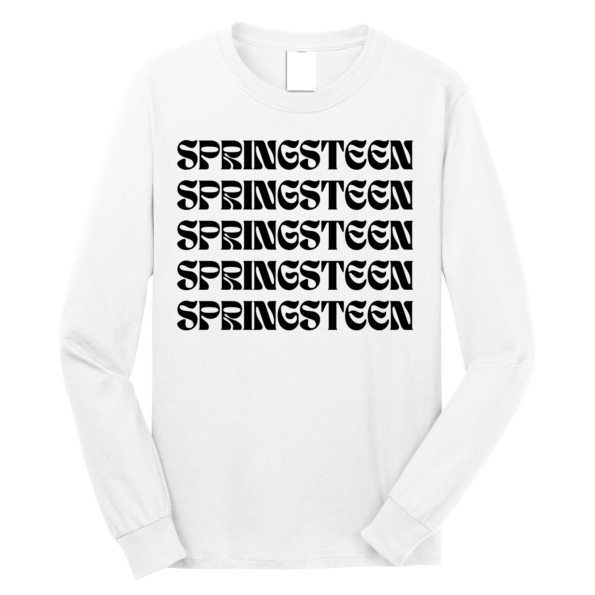 Retro Springsteen Music Long Sleeve Shirt
