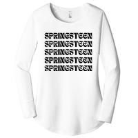 Retro Springsteen Music Women's Perfect Tri Tunic Long Sleeve Shirt