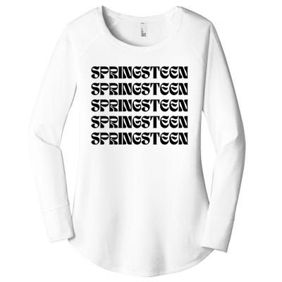 Retro Springsteen Music Women's Perfect Tri Tunic Long Sleeve Shirt