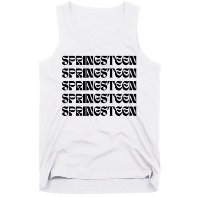 Retro Springsteen Music Tank Top