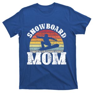 Retro Snowboard Mom Winter Sports Snowboarding Snowboarder Gift T-Shirt