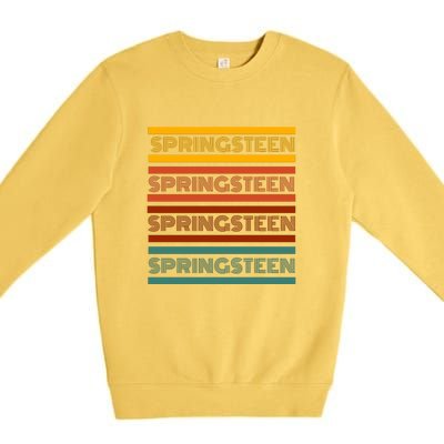 Retro Springsteen Music Premium Crewneck Sweatshirt