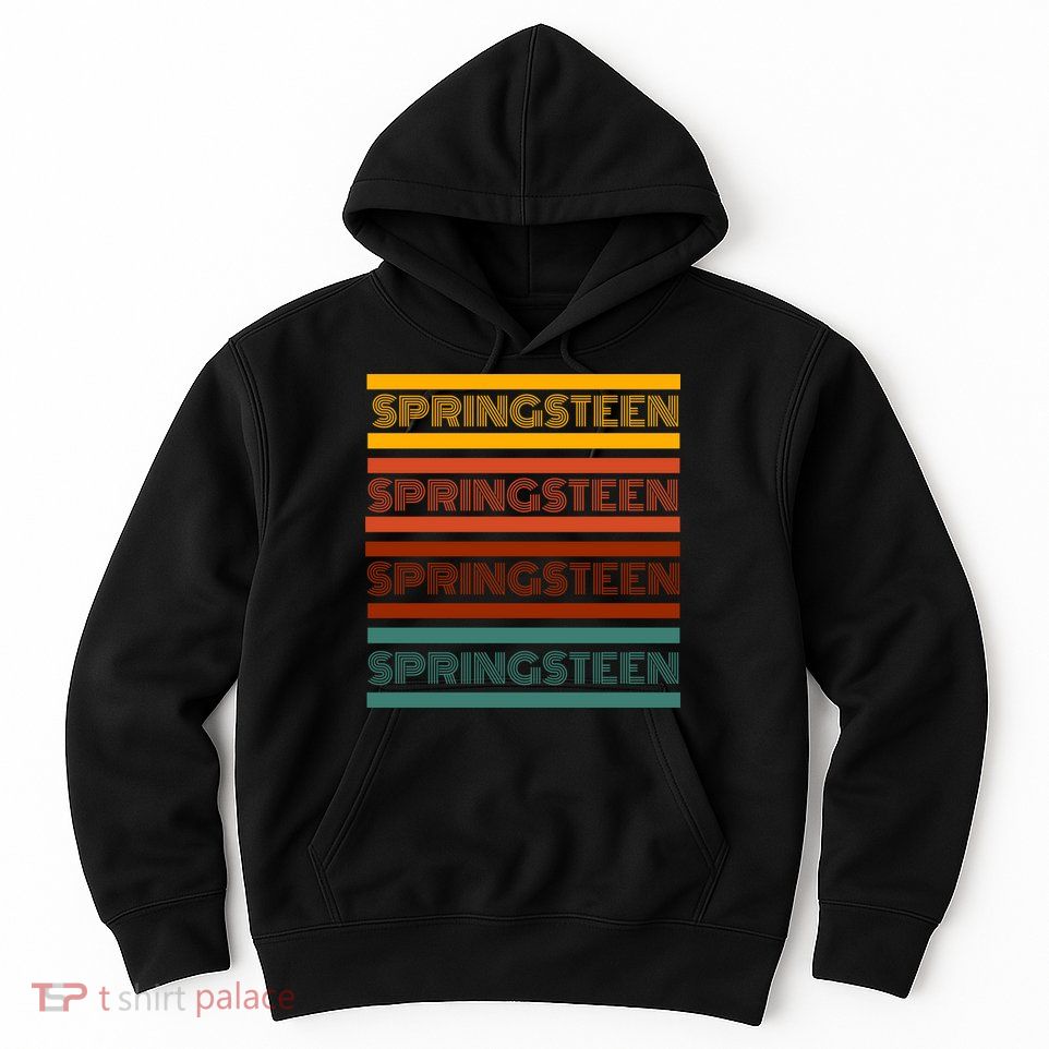 Retro Springsteen Music Hoodie
