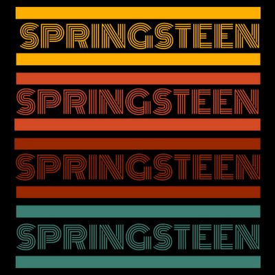 Retro Springsteen Music T-Shirt