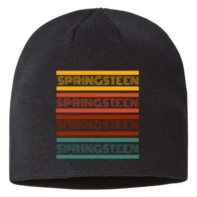 Retro Springsteen Music Sustainable Beanie