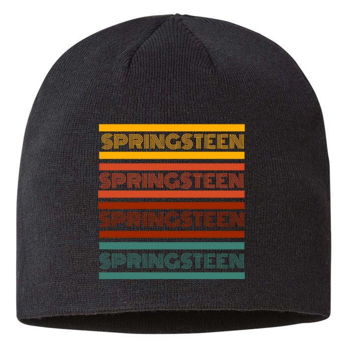 Retro Springsteen Music Sustainable Beanie