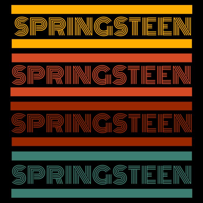Retro Springsteen Music Cooling Performance Long Sleeve Crew