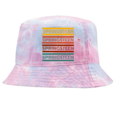 Retro Springsteen Music Tie-Dyed Bucket Hat