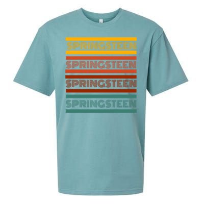 Retro Springsteen Music Sueded Cloud Jersey T-Shirt