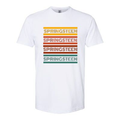 Retro Springsteen Music Softstyle CVC T-Shirt