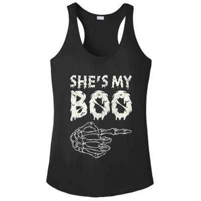 Retro She My Boo Couples Halloween For Her Matching Costume Gift Ladies PosiCharge Competitor Racerback Tank