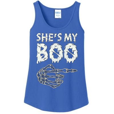 Retro She My Boo Couples Halloween For Her Matching Costume Gift Ladies Essential Tank