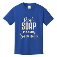 Real Soap Makers Saponify Soap Making Soapmaker Gift Kids T-Shirt