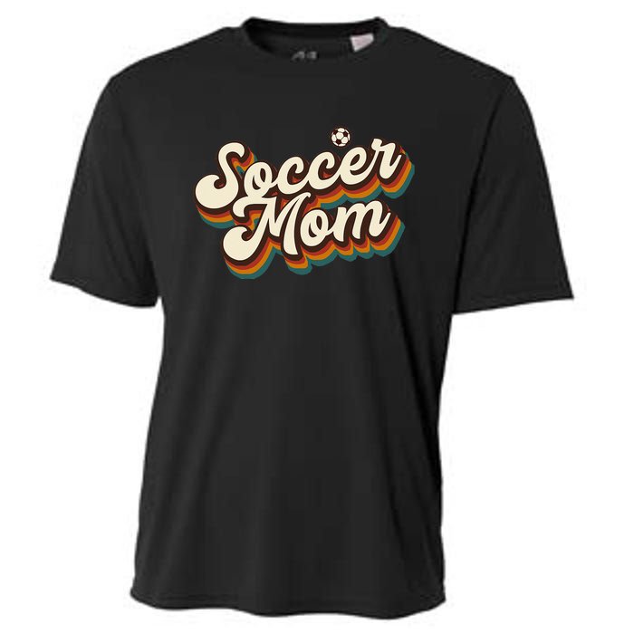 Retro Soccer Mom Graphic - Soccer Mom Cooling Performance Crew T-Shirt