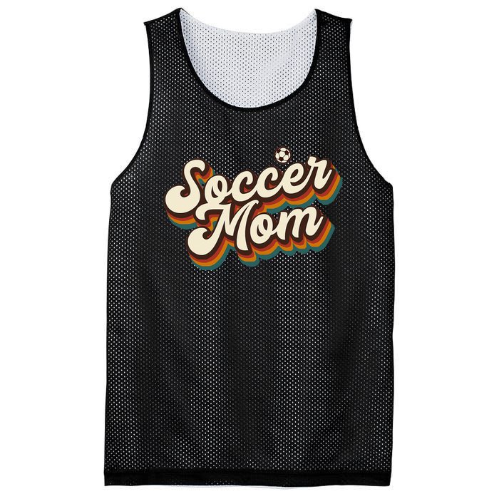 Retro Soccer Mom Graphic - Soccer Mom Mesh Reversible Basketball Jersey Tank