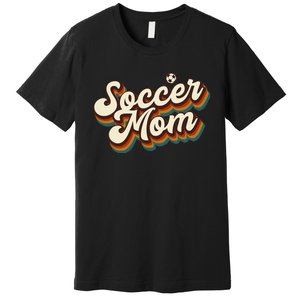 Retro Soccer Mom Graphic - Soccer Mom Premium T-Shirt