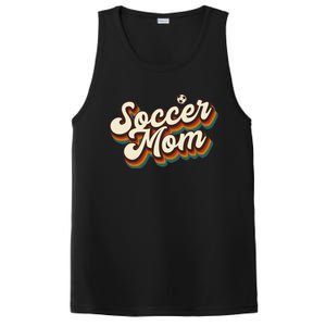 Retro Soccer Mom Graphic - Soccer Mom PosiCharge Competitor Tank