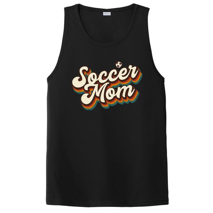 Retro Soccer Mom Graphic - Soccer Mom PosiCharge Competitor Tank