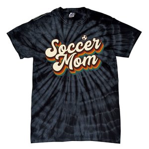 Retro Soccer Mom Graphic - Soccer Mom Tie-Dye T-Shirt