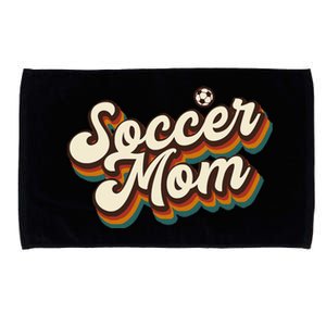 Retro Soccer Mom Graphic - Soccer Mom Microfiber Hand Towel